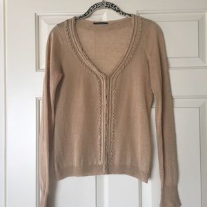 Elie Tahari Linen Cardigan